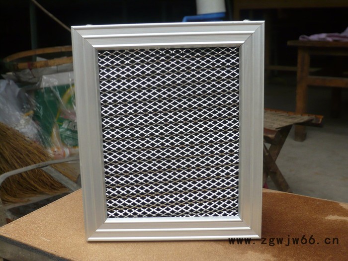 新力净化板式铝框 金属过滤器 铝框金属网过滤器 可清洗图2