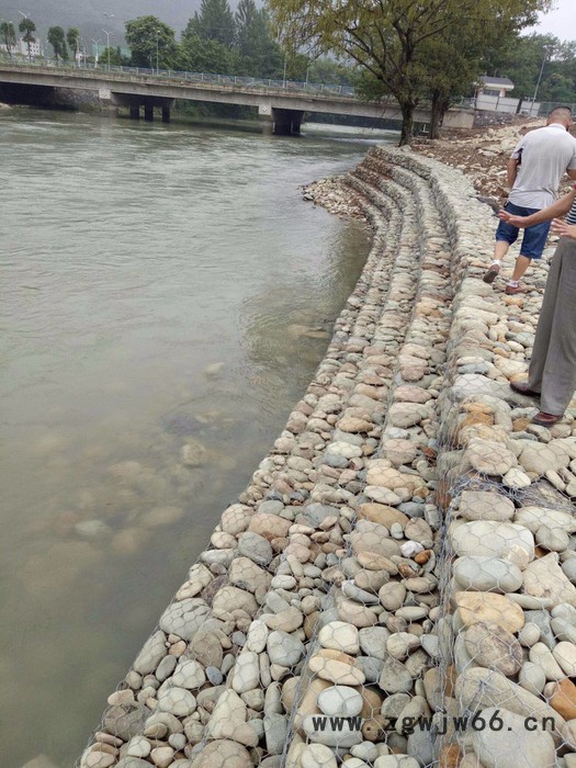 河北亿申各个河道石笼网箱、卷、笼另有格宾网垫可定做 其他金属网 镀锌六角网图2