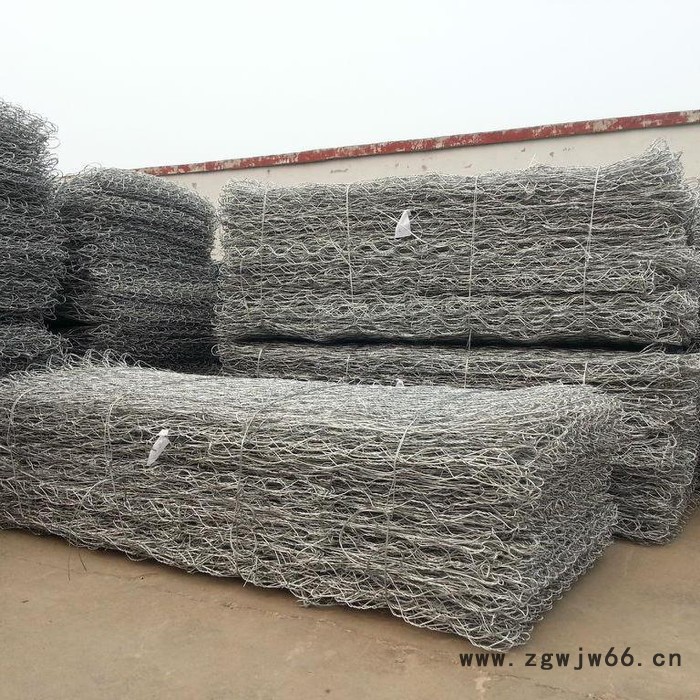 河北亿申各个河道石笼网箱、卷、笼另有格宾网垫可定做 其他金属网 镀锌六角网图3