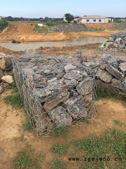 河北亿申各个河道石笼网箱、卷、笼另有格宾网垫可定做 其他金属网 镀锌六角网图6