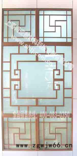 供应仿古金属网格|中式窗格|窗格屏风图3