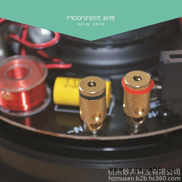 供应惠州moonrest/妙悦MR-C5高低音分频喇叭，5.25吋，无边框超薄金属网罩，吸顶安装更显高端简洁图6
