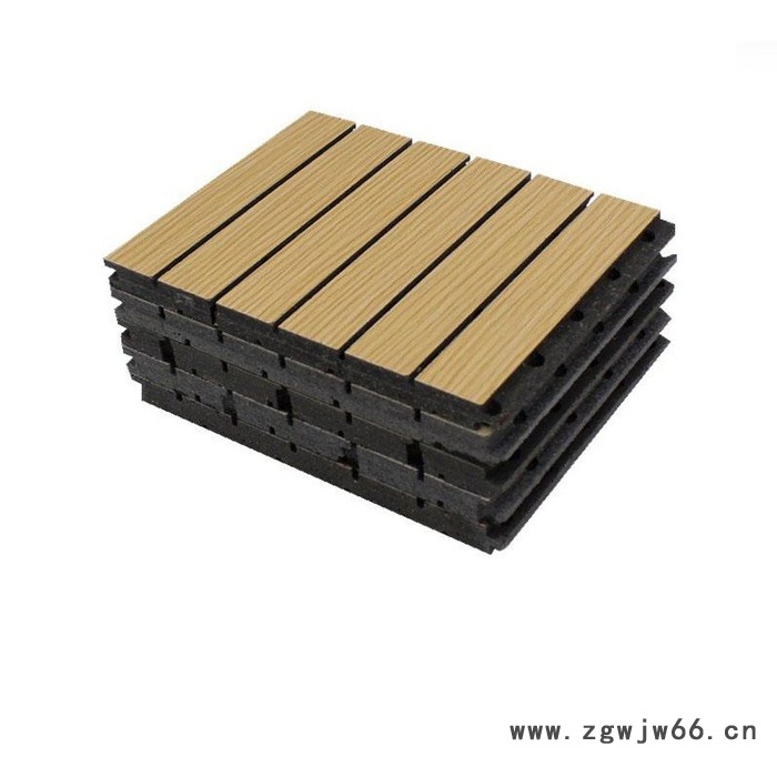 中音密度吸音板 穿孔吸音板 促销 隔音材料   演播厅吸音板安装 讯问室木质吸音板图6