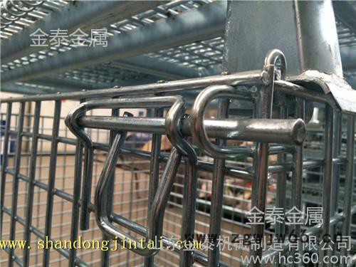 山东金泰机械制造有限公司专业生产仓储笼,仓库笼,金属周转箱,美固笼,蝴蝶笼,折叠式仓储笼,金属网箱，欢迎咨询和选购！图3