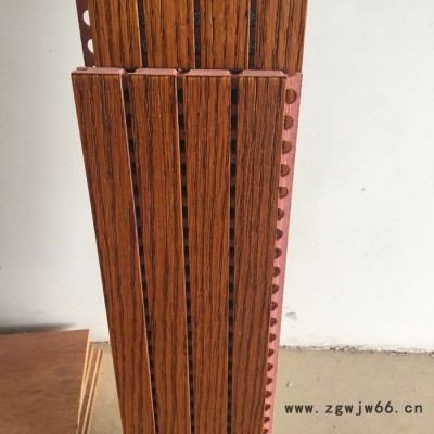 体育馆墙面装饰吸音隔音材料广东生产厂家 槽木吸音板