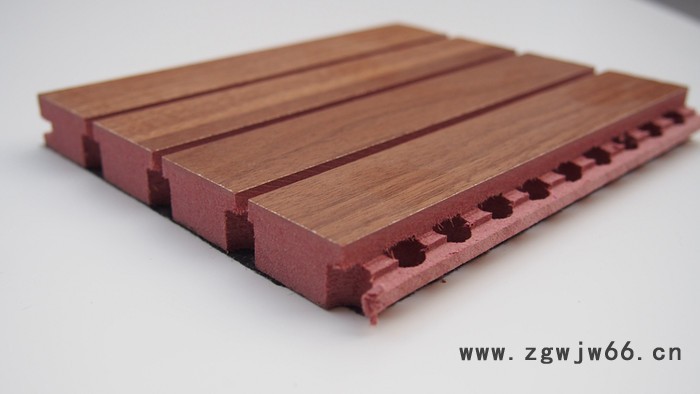 体育馆墙面装饰吸音隔音材料广东生产厂家 槽木吸音板图3