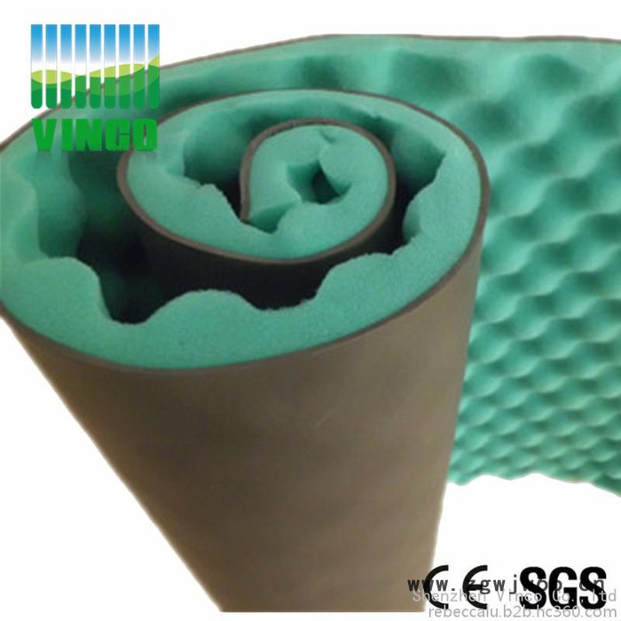 唯珂V-200其他管道系统深圳市管道隔音材料波峰棉+隔音毡 27mm 管道隔音材料图4