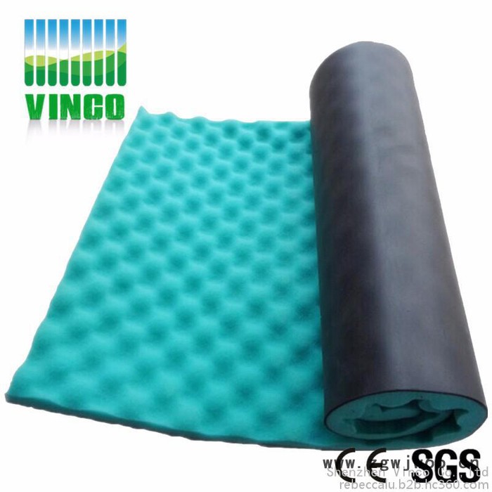 唯珂V-200其他管道系统深圳市管道隔音材料波峰棉+隔音毡 27mm 管道隔音材料图2