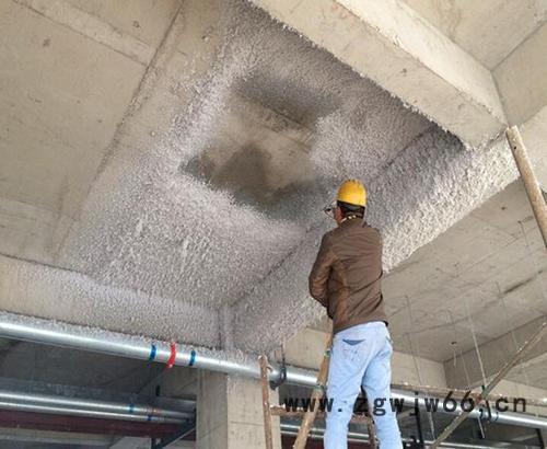 外墙喷涂吸声降噪隔音材料 保温隔热无机纤维喷涂 无机纤维保温 欧洛风建材图3