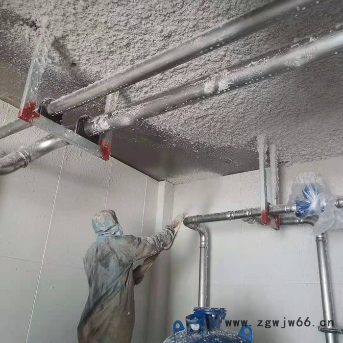 外墙喷涂吸声降噪隔音材料 保温隔热无机纤维喷涂 无机纤维保温 欧洛风建材图2