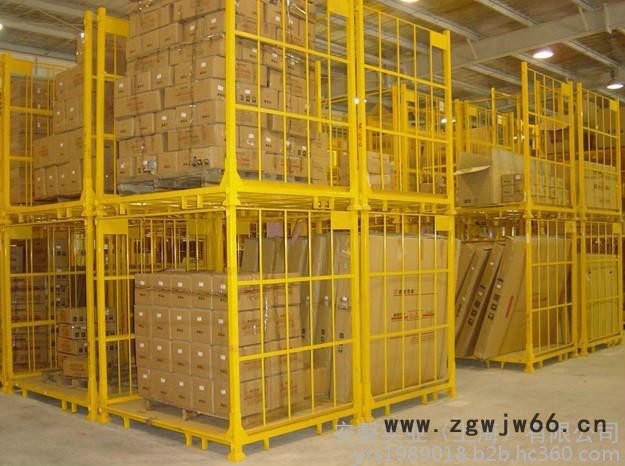 安磬厂家 供应折叠式钢板箱,巧固架,焊接式金属网箱 巧固笼图2