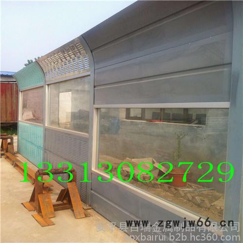 百瑞 河北高速公路隔音材料 高速公路隔音屏生产厂家 铁路隔音屏  小区隔音屏图4