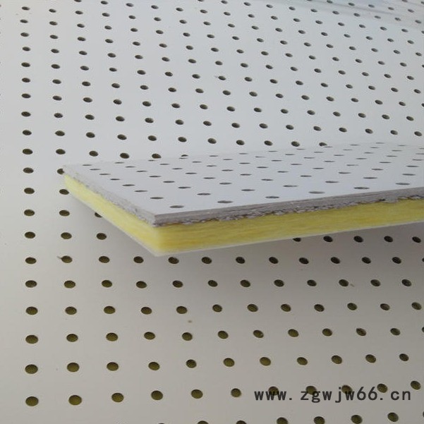 鑫漫 硅酸钙穿孔吸音板 穿孔复合吸音板 玻纤吸音板 吸音隔音材料厂家图5