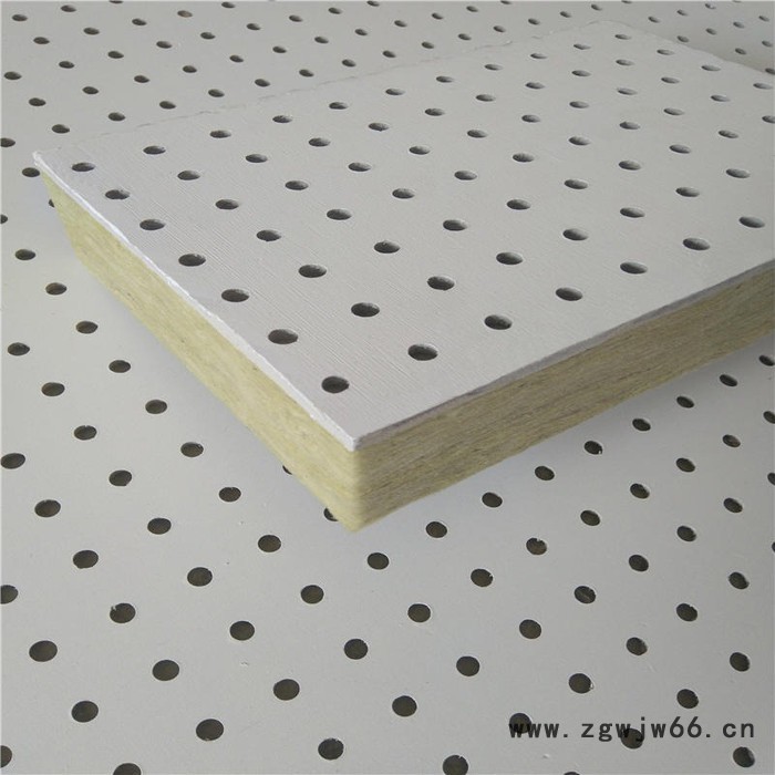 鑫漫 硅酸钙穿孔吸音板 穿孔复合吸音板 玻纤吸音板 吸音隔音材料厂家图7