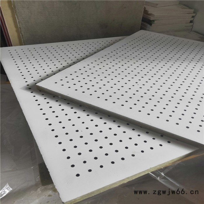 鑫漫 硅酸钙穿孔吸音板 穿孔复合吸音板 玻纤吸音板 吸音隔音材料厂家图3