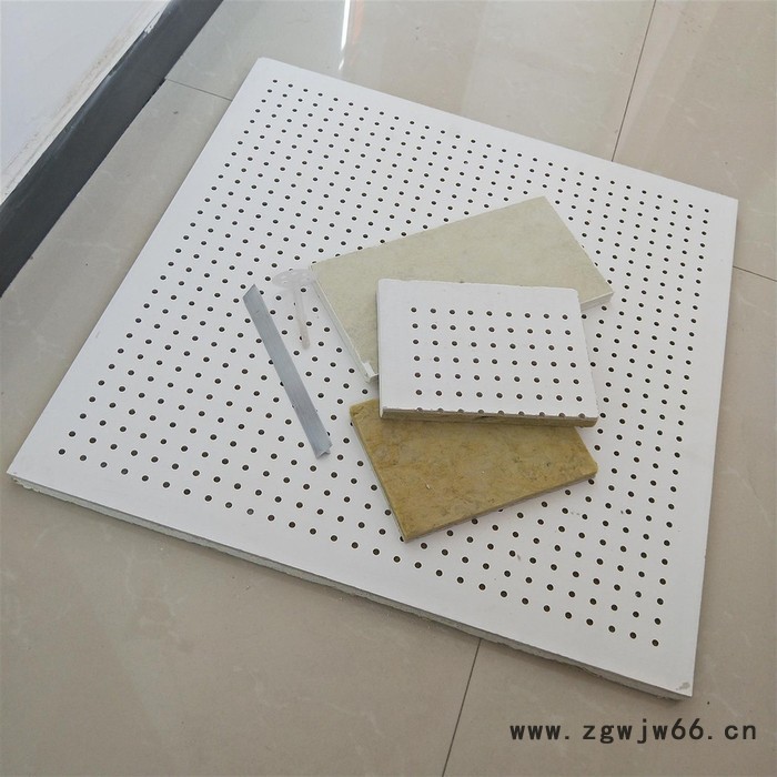鑫漫 硅酸钙穿孔吸音板 穿孔复合吸音板 玻纤吸音板 吸音隔音材料厂家图6