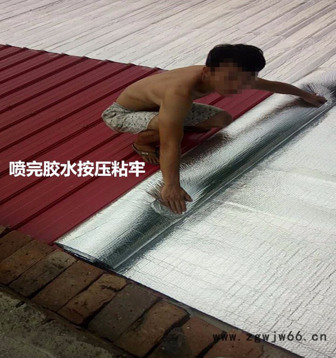 **保温防晒 防潮 遮阳 隔热 隔音材料 单/双面复铝箔气泡图3