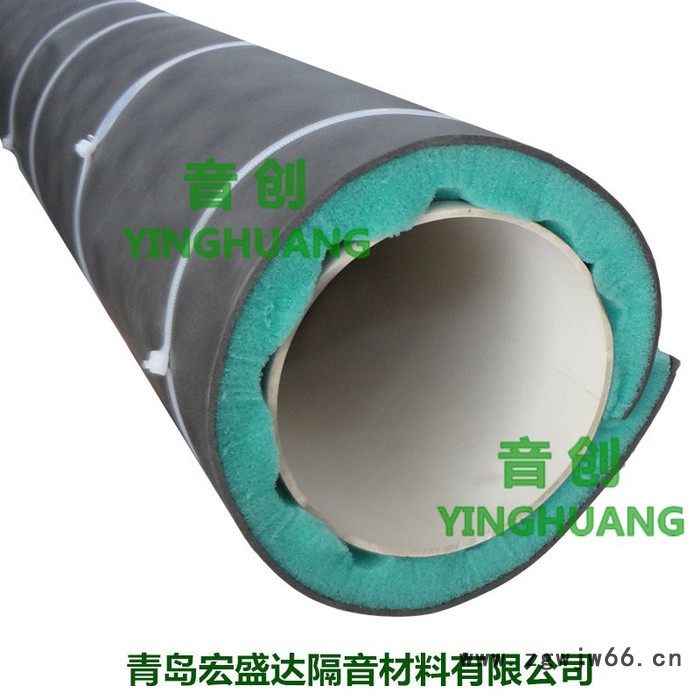 音创20mm下水管道隔音棉通风管道隔音材料排水管隔音消音棉图2
