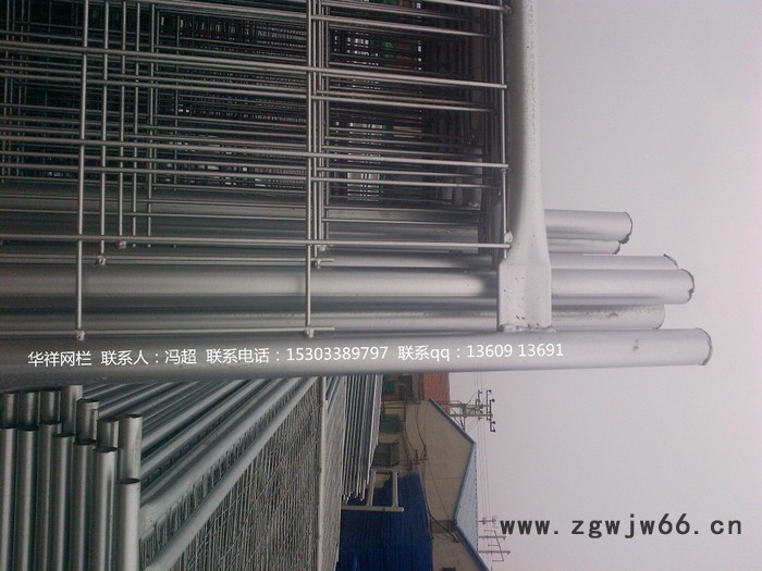 网片焊接型移动护栏 金属网片移动护栏 移动围栏 临时栅栏 焊接网铁马图3