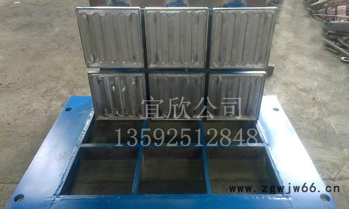 河南宜欣3-15小型盲道砖机 可加工定做条纹盲道砖机模具 耐磨警示盲点砖机模具图3