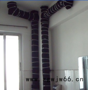 广州森彻斯隔音材料——10mm厚管道包扎隔音TEX-11，东莞长塘花园项目治理图3