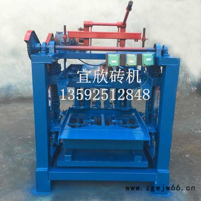 专业定做**马路砖机模具 加工耐磨地面花纹砖机模具 郑州宜欣小型路面砖制砖机设备图4