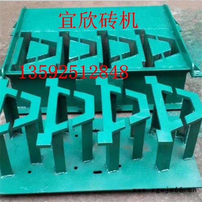 专业定做**马路砖机模具 加工耐磨地面花纹砖机模具 郑州宜欣小型路面砖制砖机设备图5