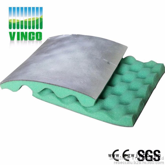 唯珂V-2001其他管道系统防火 管道保温消音  管道隔音材料波峰棉+隔音毡 27mm 管道隔音材料图5