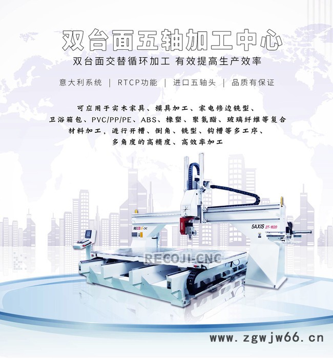 风电叶片模具数控五轴机床 复合材料五轴加工中心图2