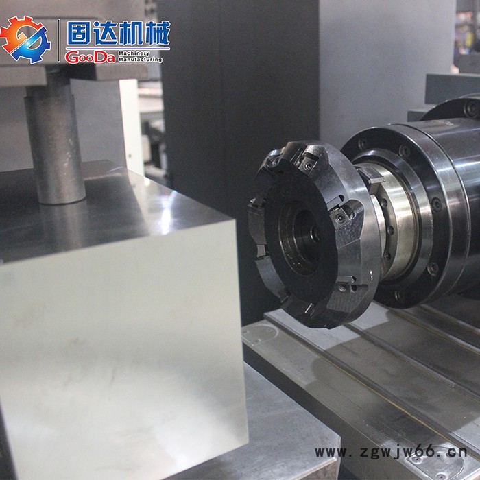 双头双侧铣床 金属切削固达数控卧式铣床模具钢 数控加工铣床350NC 双头铣床图3