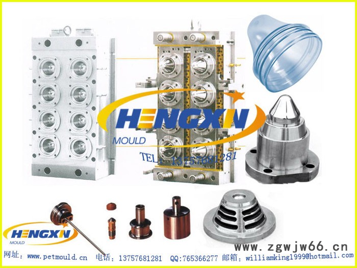 广口瓶胚模具（管坯模具加工）jar bottle preform mould