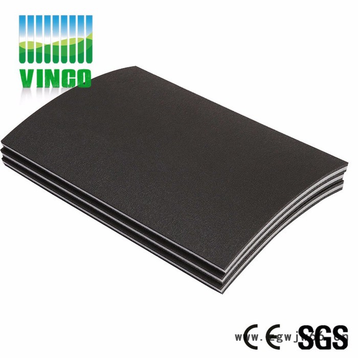 唯珂隔音材料11mm减震隔音垫  隔音材料更高的减震系数 黑色聚乙烯发泡PVC减震垫 环保无味减震垫图5