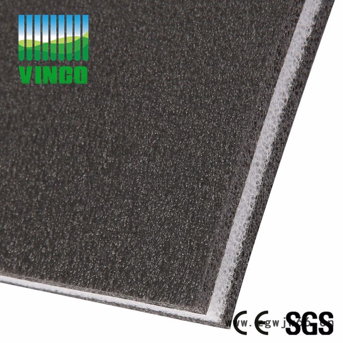 唯珂隔音材料11mm减震隔音垫  隔音材料更高的减震系数 黑色聚乙烯发泡PVC减震垫 环保无味减震垫图3