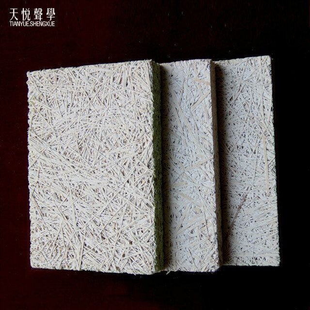【天悦】供应四川隔音材料批发木丝板 木丝隔音吸音板 环保装饰隔音板原色15mm图3