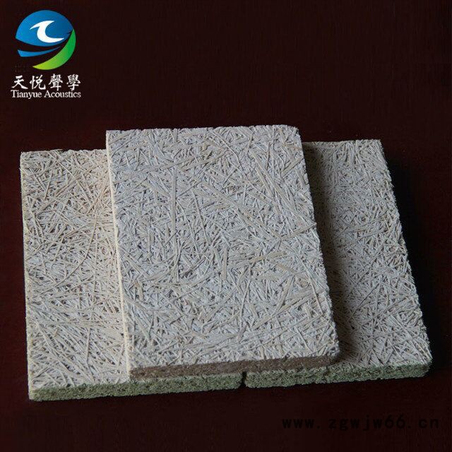 【天悦】供应四川隔音材料批发木丝板 木丝隔音吸音板 环保装饰隔音板原色15mm图4