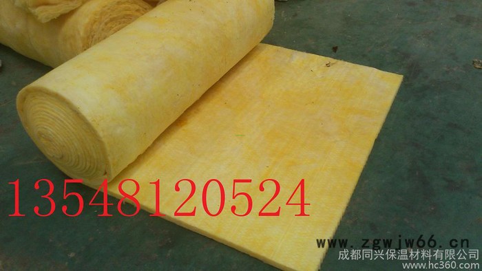 成都重庆河北瀚江电厂专用超细玻璃棉毡建筑用玻璃棉毡 暖通制冷专用保温材料，A级不燃图2