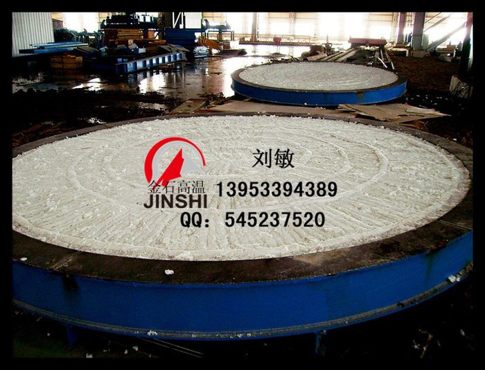 钢水包烘烤盖保温材料陶瓷纤维模块安装图3