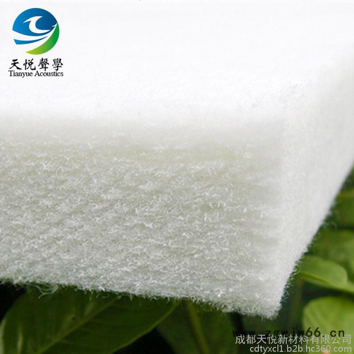 【天悦】供应四川隔音材料批发供应家庭 KTV环保聚酯纤维隔音材料墙体 天花隔音棉50MM图2