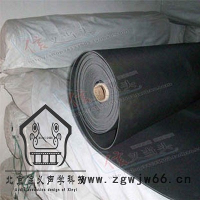 北京信义音影批发2MM——3MM高密度阻尼隔音毡隔音垫环保阻燃墙体吊顶必备隔音材料隔音毯图2