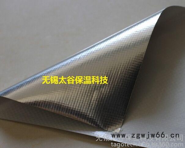 江苏：编织布铝箔贴面,双面铝箔编织布140克隔热卷材 制冷保温材料