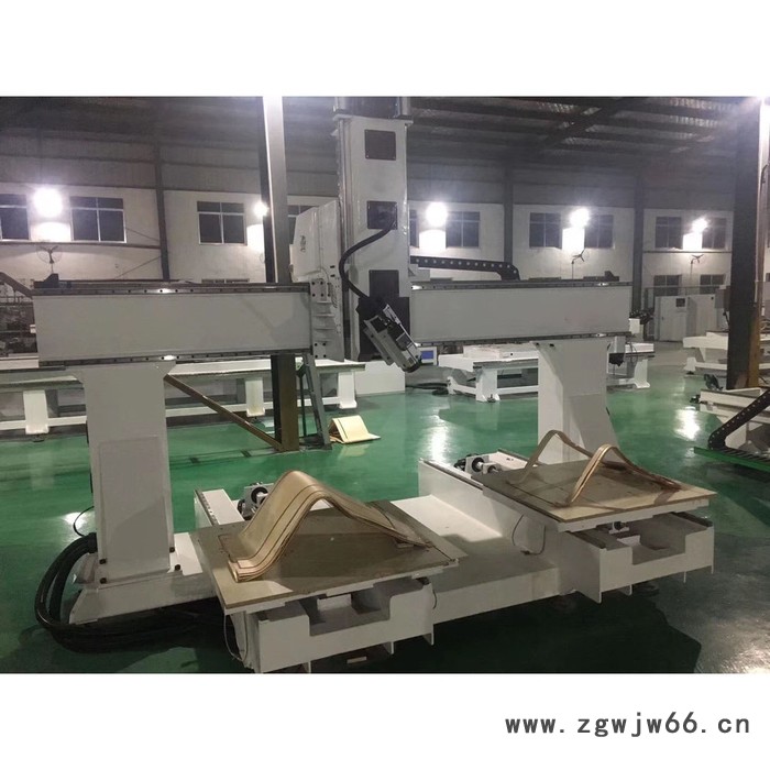 曲木椅背机  模具加工 四轴专用加工中心 双工位四轴加工中心 双工作台线轨立式加工中心图4