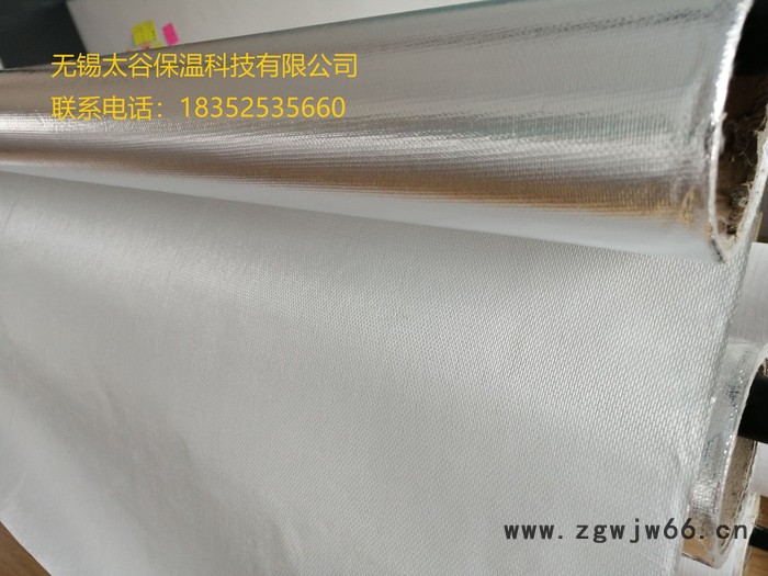 供应: 阻燃铝箔布 防火铝箔布 铝箔玻璃丝布 玻纤布 制冷保温材料图2