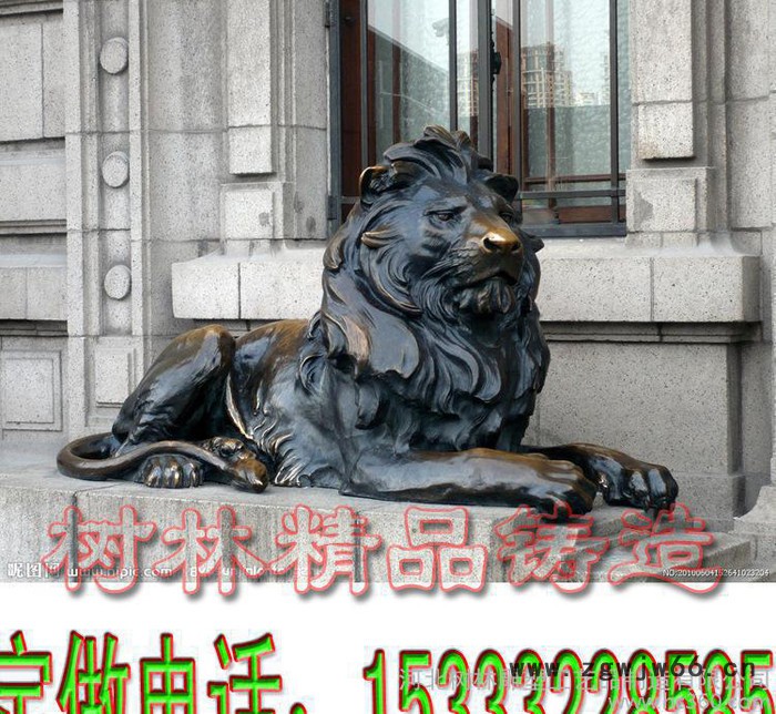 生产加工铸铜工艺浦代走狮子|铜狮 泥塑狮子模具|铸铜狮子故宫铜狮子出售厂家 铜狮子广场雕塑摆件图3