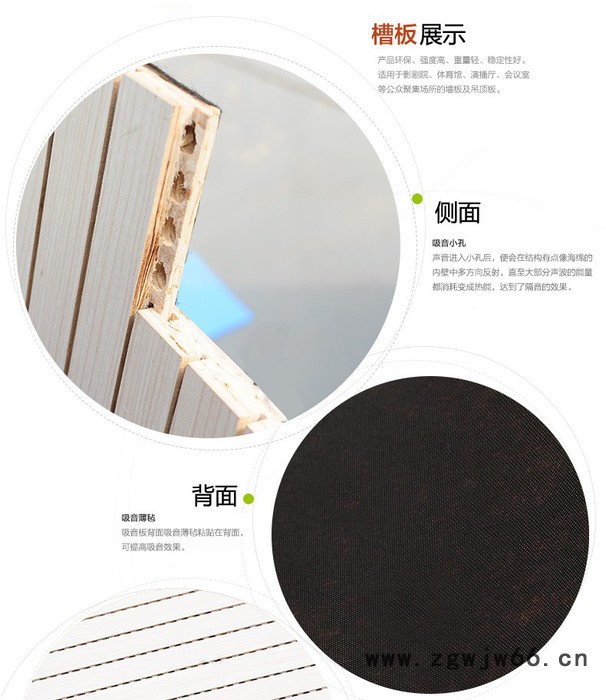 佛山天声128*2440*15**木制 吸音板批发 吸音隔音材料图2