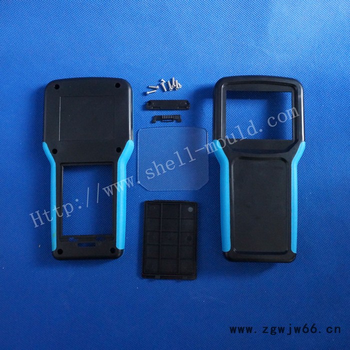 精钢** 手持式气体检测仪外壳 2-06-5：204X100X35 黑配兰 模具加工 注塑 电子仪表壳体图3