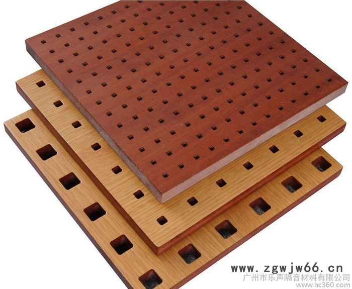 孔木吸音板 酒吧地板隔音方案 环保隔音材料 广州乐声隔音材料图1