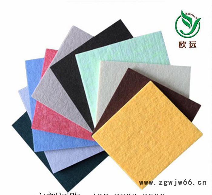 9mm聚酯纤维吸音板 聚酯纤维吸声板 吸音材料 墙面隔音材料