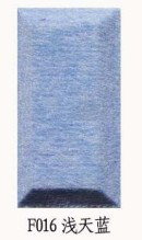 供应聚酯纤维吸音板浅天蓝F016隔音材料图2