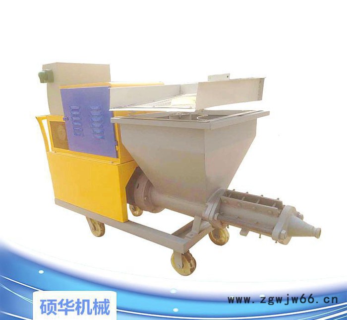 硕华直销多功能水泥砂浆喷涂机 保温材料喷射机 建筑设备图2