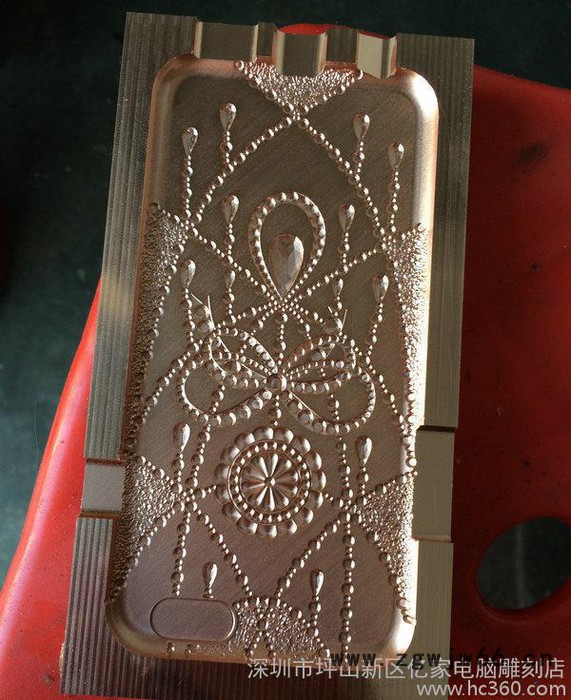 精雕加工 外观精美可直接参展模具定制雕刻加工 手机壳铜工工艺品